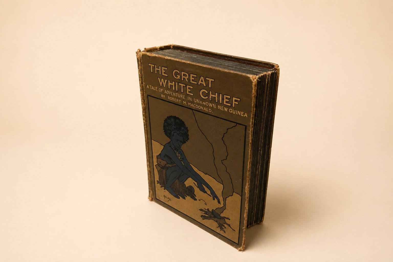 The Great White Chief by Robert M. MacDonald, Blackie & Son 1908, hardback with cover illustration by Massink