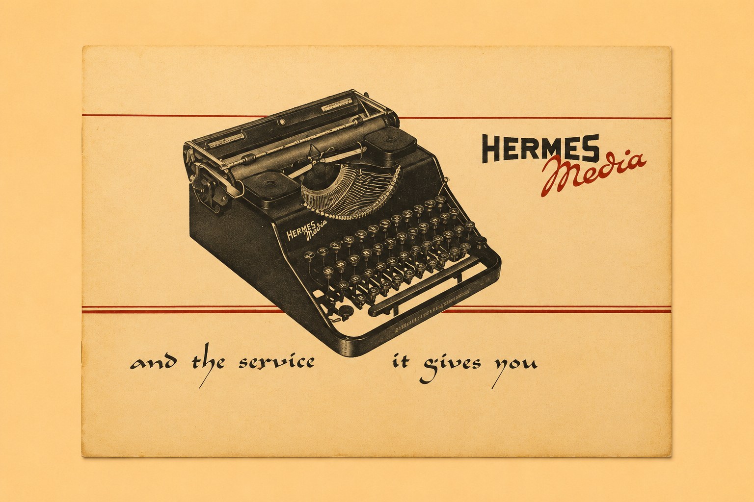 Hermes Media Portable Typewriter — view 3