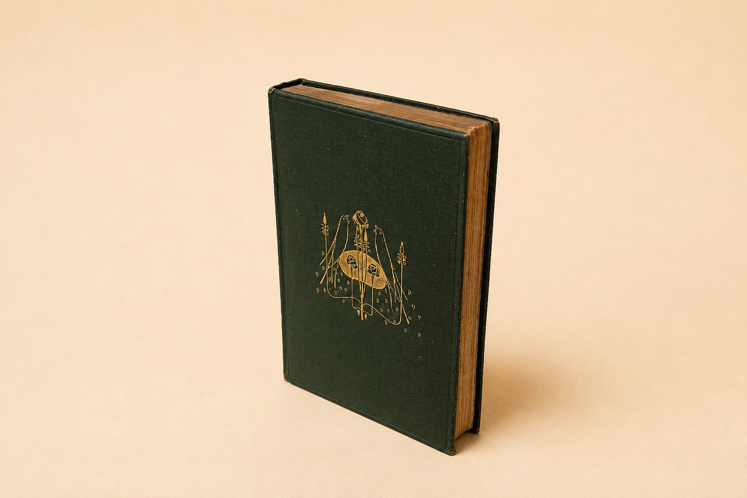 Poems by Lord Byron Red Letter Library Blackie and Son c.1904-1906, small green cloth binding with Art Nouveau gilt design, gilt page edges